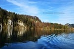 Thumbnail lake Alpsee on the side landscape, Bavaria, Germany