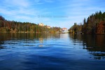 Thumbnail Hohenschwangau castle, view from lake Alpsee, Bavaria, German