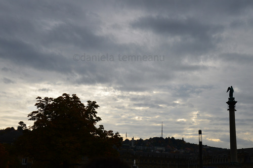 Product picture Center of Stuttgart on a cloudy day