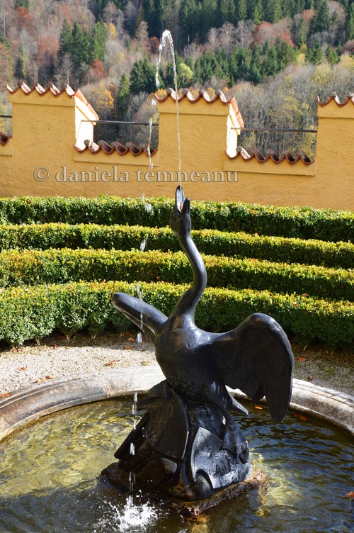 Product picture Black Swan fountain at Hohenschwangau Castle, Bavaria